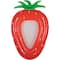 66" Jumbo Strawberry Mesh Lounger Pool Float